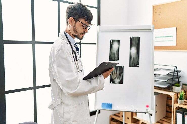 young-hispanic-doctor-man-looking-xray-working-clinic